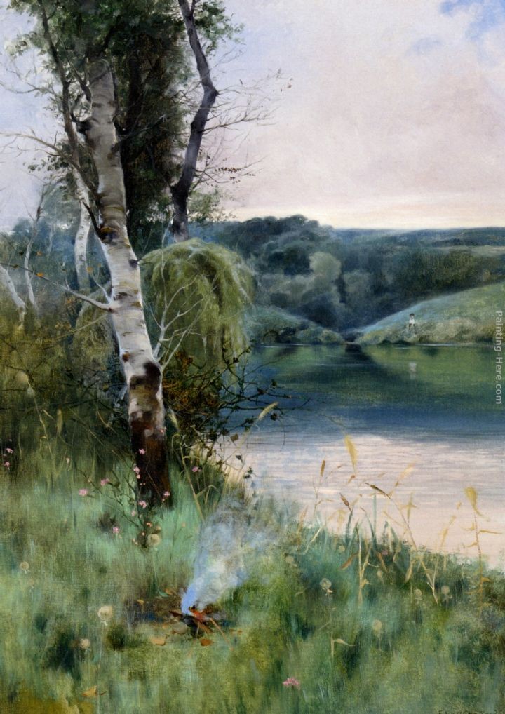 Emilio Sanchez-Perrier The Lovers Fire